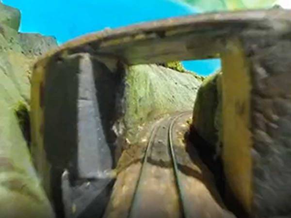 １６秒の動画に７万人が『いいね』　トンネルの先で、くつろいでいたのは？