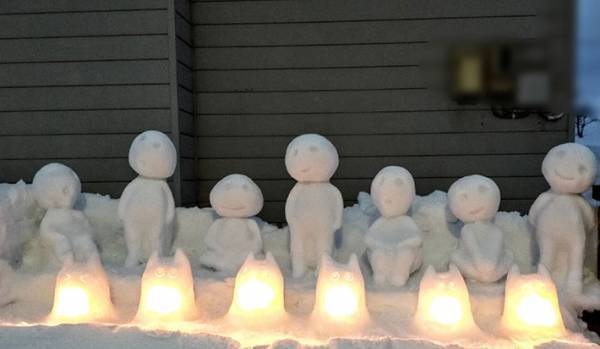 「参加予定だった雪灯篭まつりが中止になったので」　１人で開催した結果がこちら！