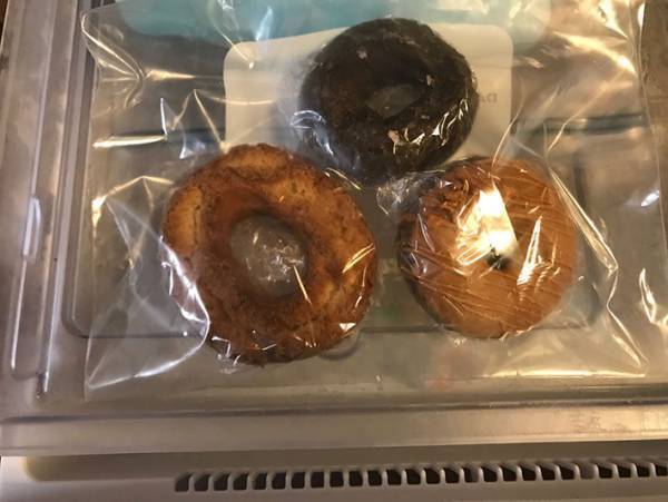 当日中に食べ切れない！ミスドのドーナツは冷凍してもおいしかった！