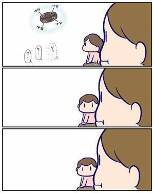 こっそりとお菓子を食べる母親　３歳娘との攻防戦に、吹き出す人続出