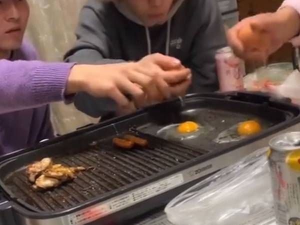 頭で卵を割ろうとした友人　オチに「分かっていたけど吹いた！」