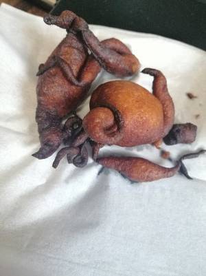 「魂を天ぷらにしたのかと…」　おやつを作ったはずが、完成品がコチラ！