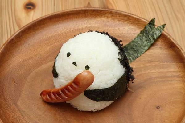 ユーモアたっぷりの『おにぎり』にキュン　「食べられない」「かわいすぎる」の声