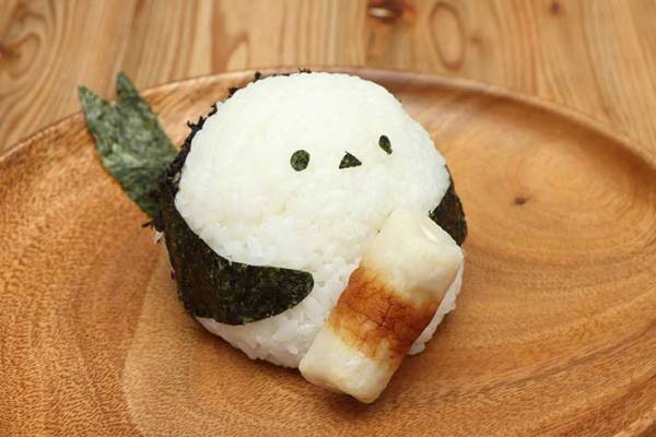 ユーモアたっぷりの『おにぎり』にキュン　「食べられない」「かわいすぎる」の声