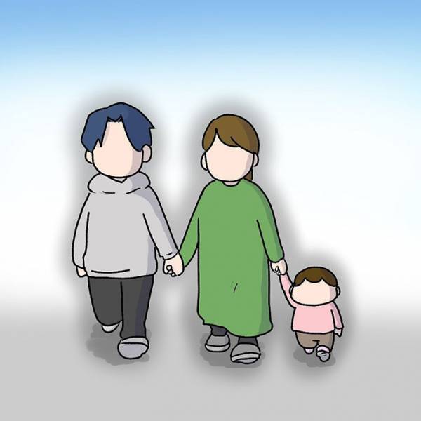 駐車場で「手をつないでね」と声をかけると…　夫の行動に、吹き出す人続出