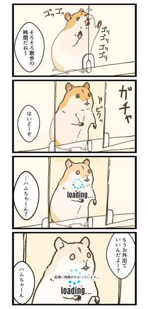 ハムスターの『フリーズ』にあるあるの嵐！　「分かりすぎる」「笑った」