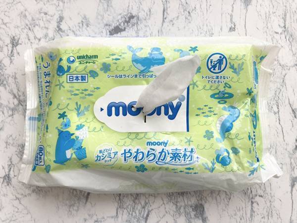 つながって出てくるウェットティッシュやおしりふき １枚ずつ取り出せる裏技があった！