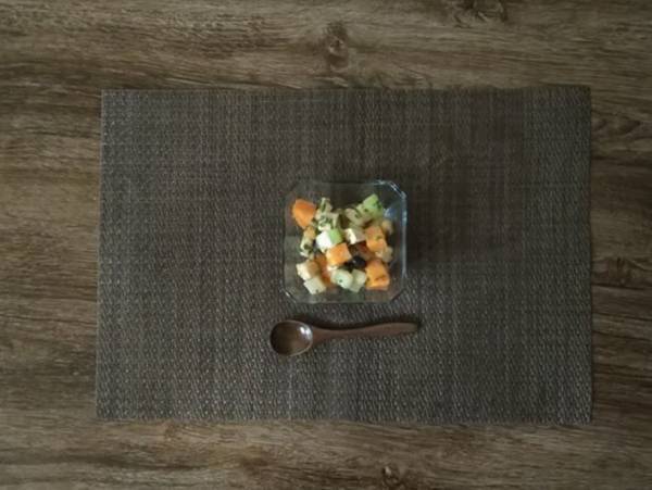 『スイートチリソース』は、カルディの個別包装が便利！超簡単『デリ風サラダ』のレシピはこちら