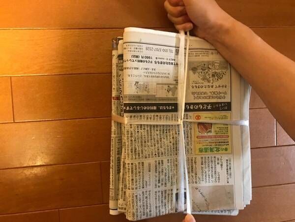 知っておくと便利！簡単にギュッと縛れる新聞紙のまとめ方とは？