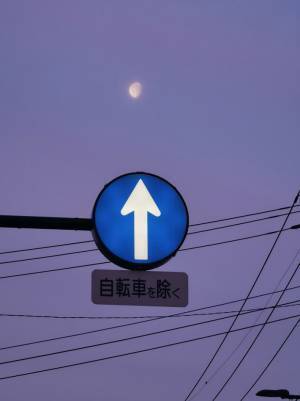 上を指す方向にあったのは…　意味に「発想が素敵」「SFの世界観がある」