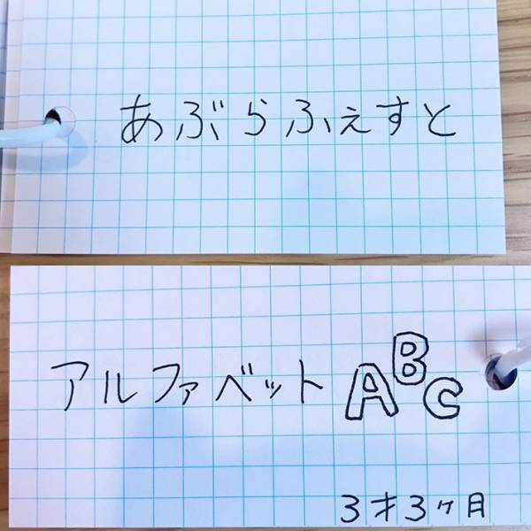 ３歳のかわいすぎる『いい間違い』　母親が単語帳にまとめ…？