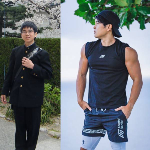 かつていじめを受けていた男性　筋トレを始めた後の姿に「もはや別人！」