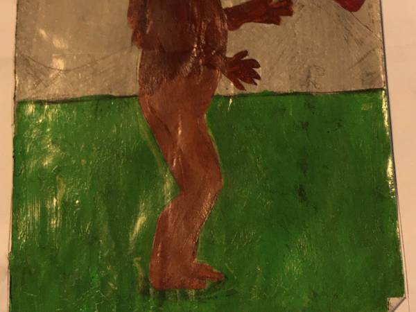 中学生の頃、評定が『２』だった絵に「天才的なのに、なんで…！」