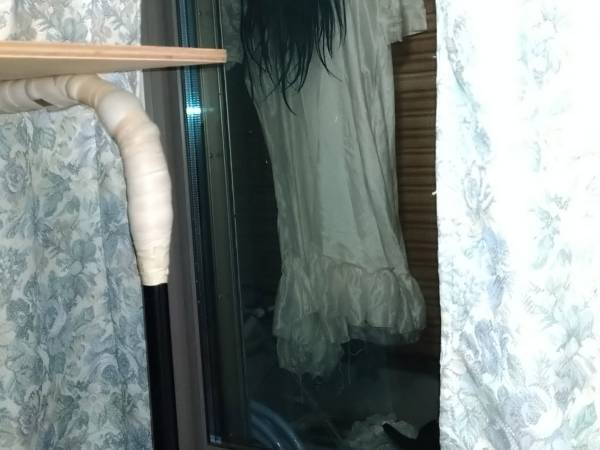 ベランダから物音がして…　「変な声出た」「本気でビビった」