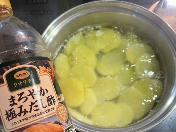 卵の殻むき不要で超簡単！　時短でできるポテトサラダの作り方