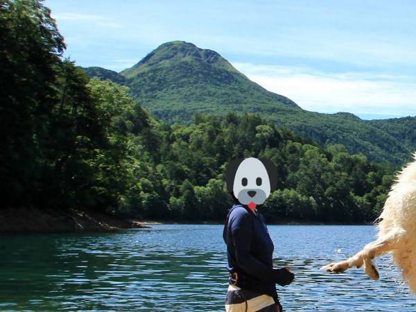 愛犬が大きいのではないかと疑う飼い主　その光景に「山神様かな？」