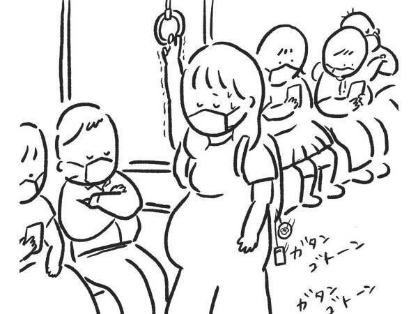 優先席付近に立っていた妊婦　「座りたい」と思いつつ我慢していると