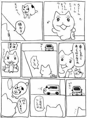 「めっちゃ分かる」「笑った」　車道にいる猫を発見、その後の行動に共感