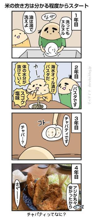 米の炊き方から始まった夫の料理スキル　経験を積み重ねると「すごすぎる」