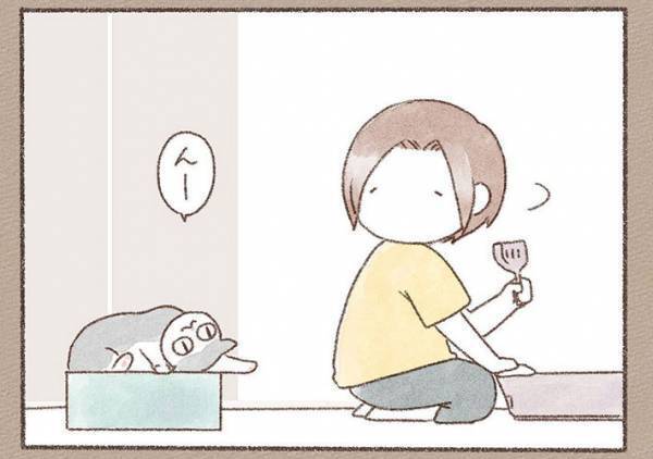 掃除中に視線を感じた女性　振り返ると…？