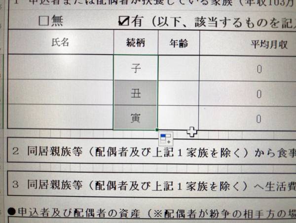 「そこは連続データにしなくていいのよ…」　Excelで家族の続柄を入力した結果？