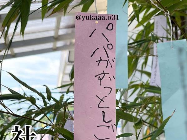 「願い事のクセが強い…」　家族みんなで、七夕の短冊を書くと？　内容に抱腹絶倒