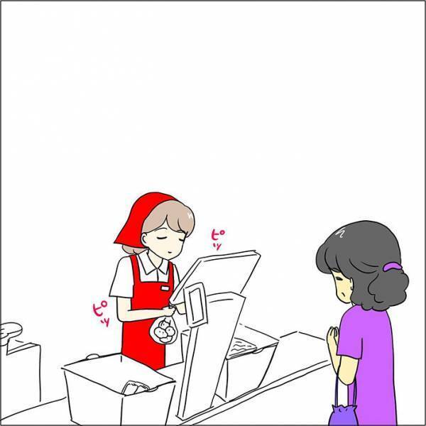 レジ打ちをしていたスーパーの店員　女性客の『ひと言』に、戸惑う