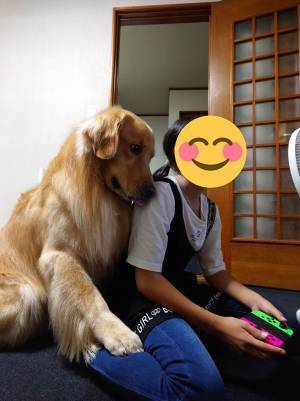 ゲームで遊ぶ姪に、背後から圧をかける姿に「やばいストーカーみたいなってる」