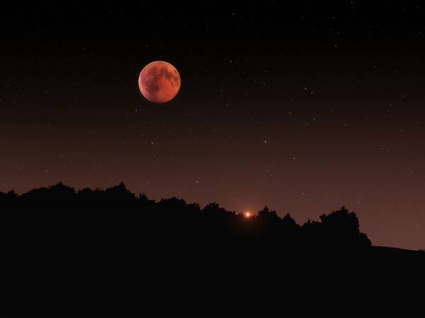 ２１日深夜に『火星食』が観測可能！　見られる地域はどこ？