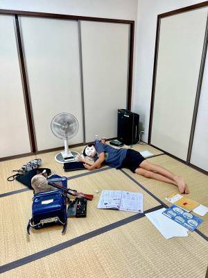 夏休みに突入した小学生男児　初日の姿に「なぜか涙が出た」「うらやましい！」