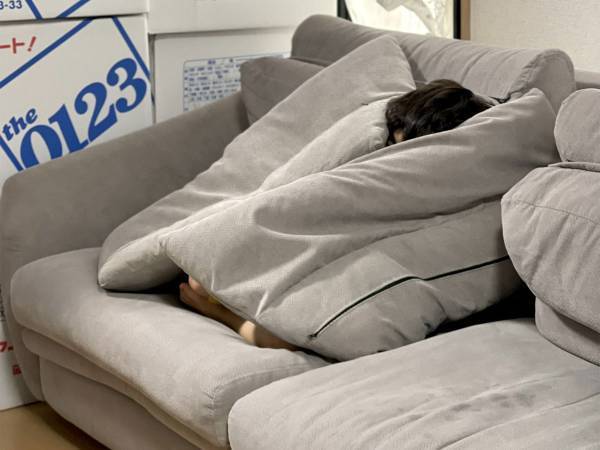 引っ越し作業中の息子が怯える理由と行動に「笑った」「かわいい」