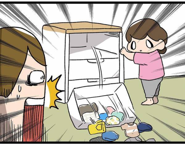 ３歳娘と一緒にいた母親　７コマ目の『心の声』に「マジでそれ」「素敵」