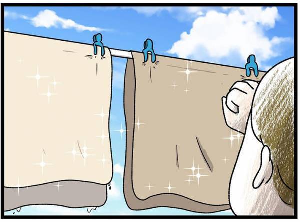 ３歳娘と一緒にいた母親　７コマ目の『心の声』に「マジでそれ」「素敵」