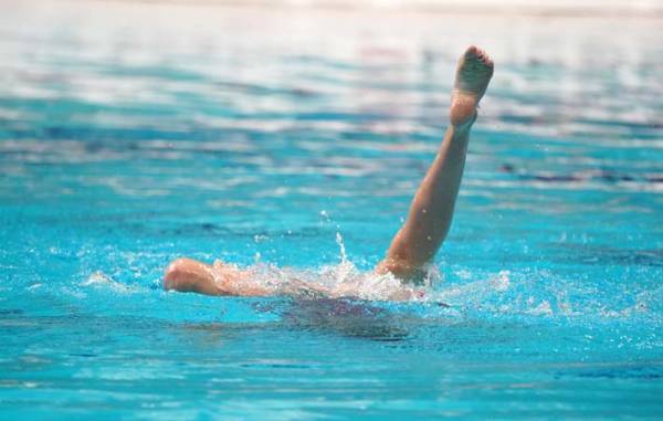 『アーティスティックスイミング』で美しく圧巻の舞いを見せた、乾 由紀子選手