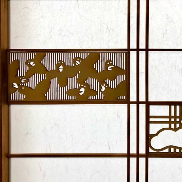 障子をよく見ると…？　手作りの『板』に「素晴らしい！」「これはナイスアイディア」