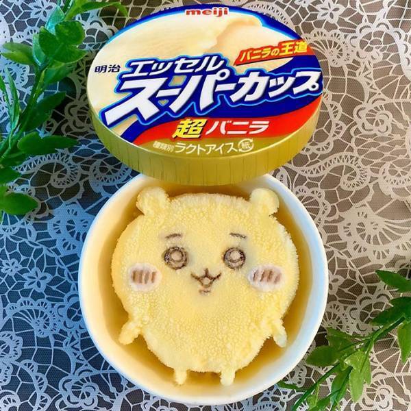 「発想も技術もすごい！」「かわいくて食べられないよぉ」　アイスの表面に掘られたのは？