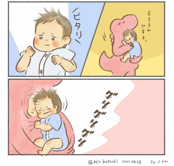 「毎日、いや毎秒これだ…！」「めちゃくちゃ分かる～」　母親と目が合った息子が？