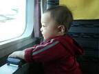 新幹線で泣き止まない１歳児のため！　男の子の行動に称賛の声