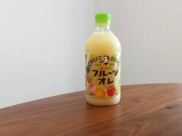 フルーツの甘みが口いっぱいに広がる！　『クラフトボス フルーツオレ』を飲んでみた