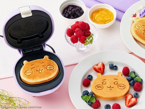２種類のちいかわが楽しめる！　うれしい『パンケーキメーカー』が登場