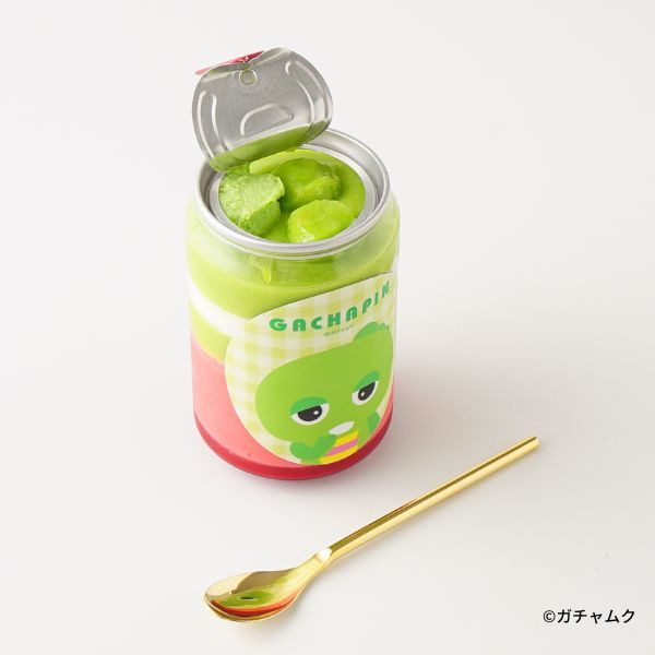 ガチャピン＆ムックが『ケーキ缶』に！　特典アクリルキーホルダーも付属