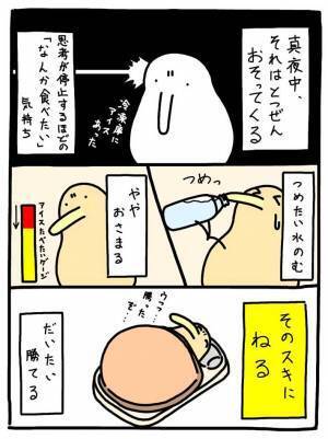 「それは、真夜中に突然、襲ってくる」　深夜の食欲、対処法に「やってみる」「誘惑に勝てるかなあ…」