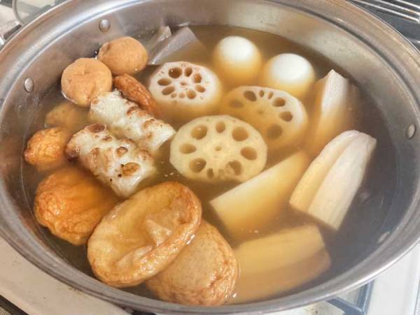 JA全農が投稿した『おでんのレンコン』が話題　切り方を変えて煮てみると？