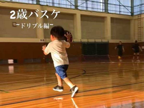 「天才！」「将来有望」　バスケ経験者も大絶賛！　３６万回再生の２歳児のドリブルがすごい