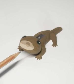 鉛筆削りに２６万人が『いいね』　削るとトカゲにある変化が？　「ぜひ商品化して」