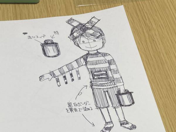 息子が希望した『斬新な仮装』　スケッチを元に製作したら「脱帽」「売ってほしい」