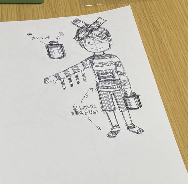 息子が希望した『斬新な仮装』　スケッチを元に製作したら「脱帽」「売ってほしい」