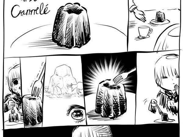 初めてカヌレを食べた人　結末に「めちゃくちゃ分かる」「最後だけホラー」