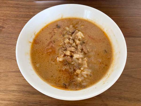 忙しい日の救世主！　無印良品の『ごはんにかける胡麻味噌坦々スープ』が、簡単なのに本格的