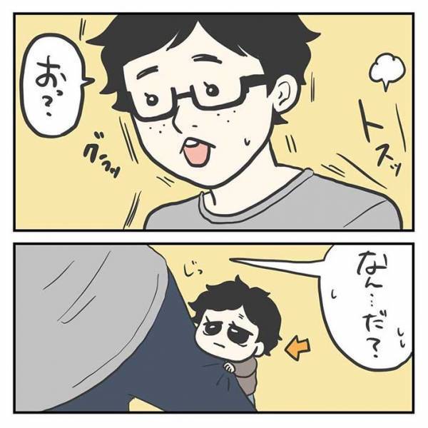 我が子のかわいい瞬間を目撃すると、つい？　夫婦の会話に「最高」「幸せすぎる」の声